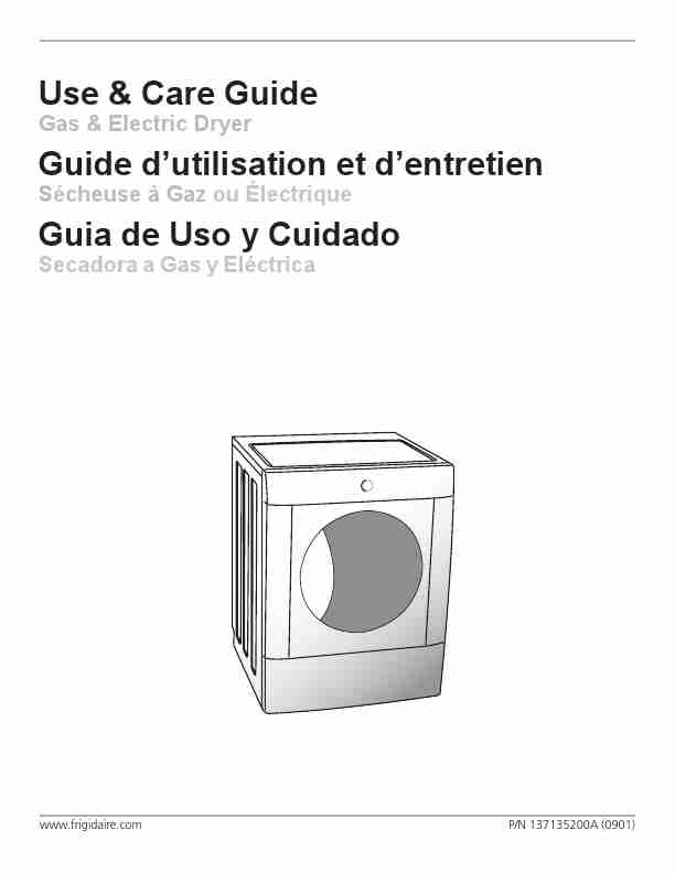 Frigidaire Clothes Dryer 137135200A-page_pdf
